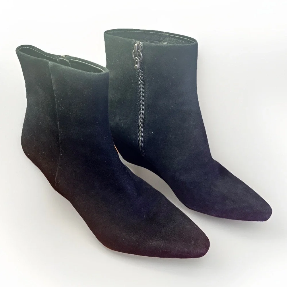 DONALD/PLINER Women's Black Suede 3